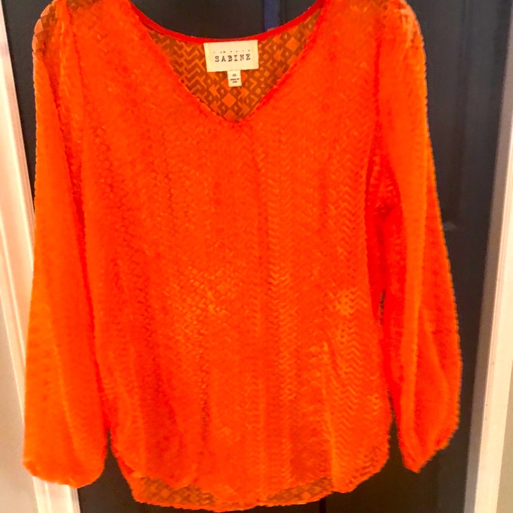 High end beautiful bright colour tangerine